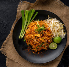 Load image into Gallery viewer, Pad Thai and Fresh Spring Rolls with Spicy Peanut Dipping Sauce
